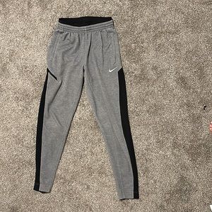 Nike Dark Grey Sweatpants Joggers Black details